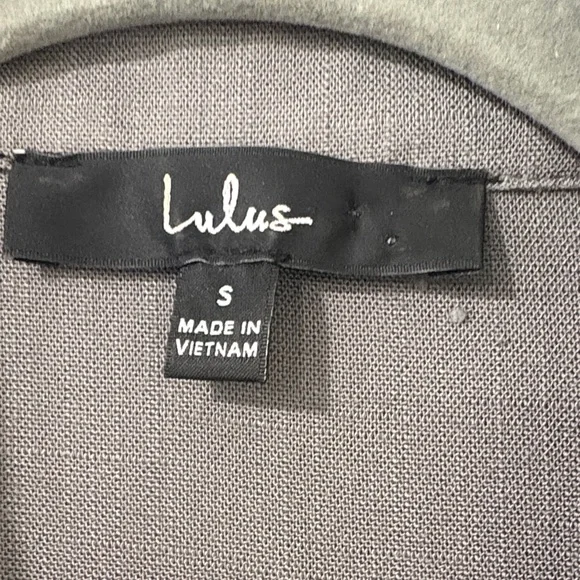 Lulu's Olive Oxford Comma Shirt Dress - Picture 3 of 10